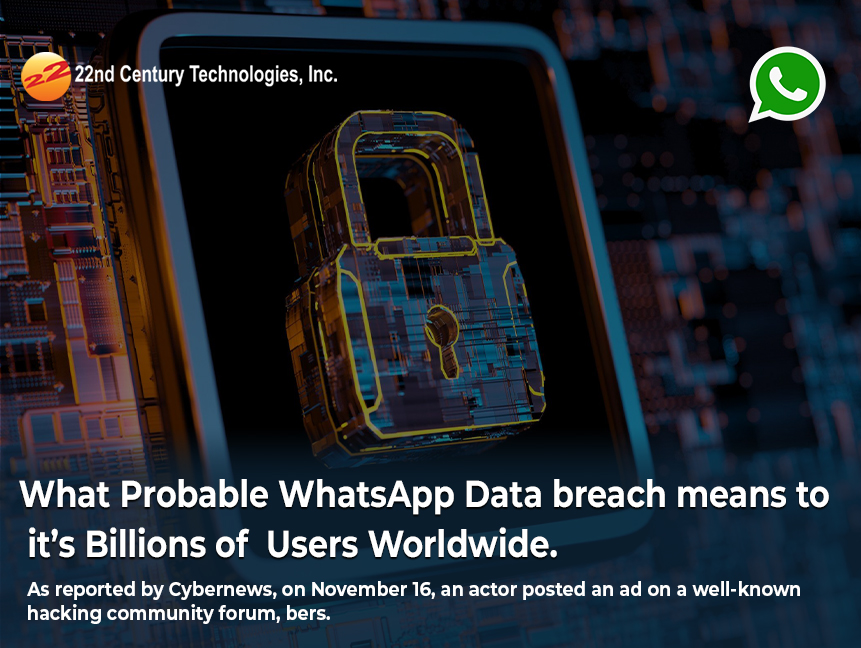 What Probable WhatsApp Data breach means to it’s Billions of Users Worldwide.